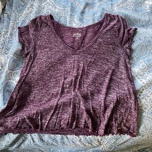 Hollister cropped shirt